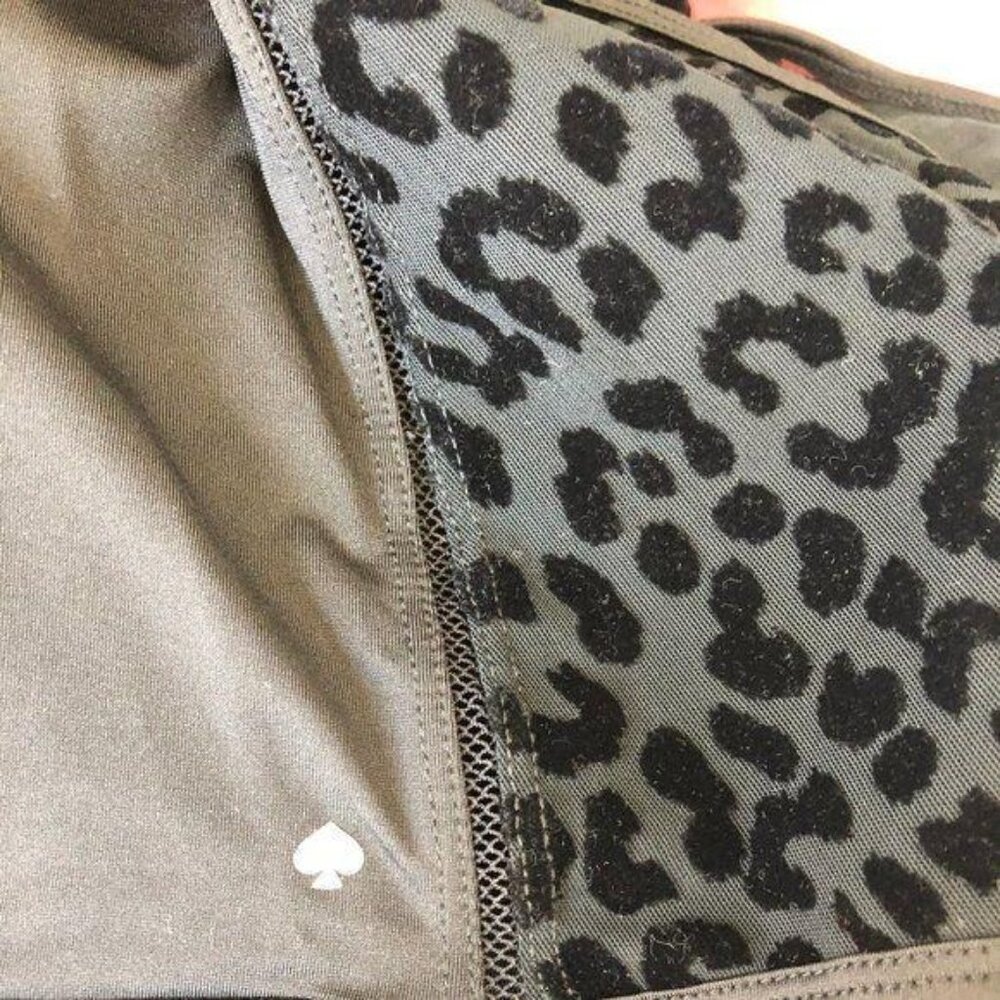 Kate Spade Leopard Print Mesh Tank Active Racerbac - Picture 6 of 6